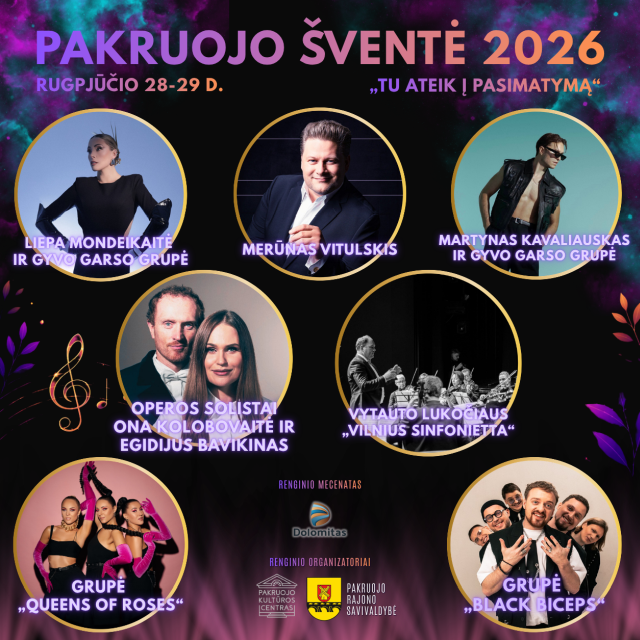 Informacija apie Pakruojo šventę